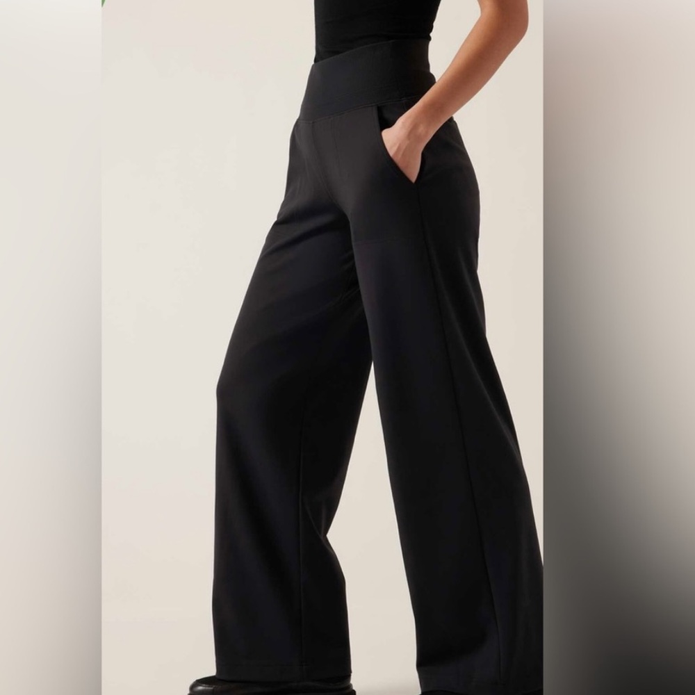 NWT Athleta Venice Wide Leg Pant Size Medium Petite - Picture 4 of 4
